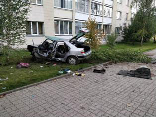 Водитель и пять пассажиров пострадали в ДТП в Молодечно