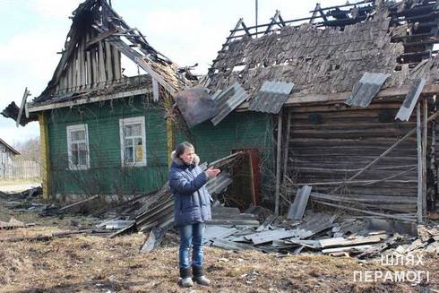 О пожаре в Талути рассказывает очевидец...