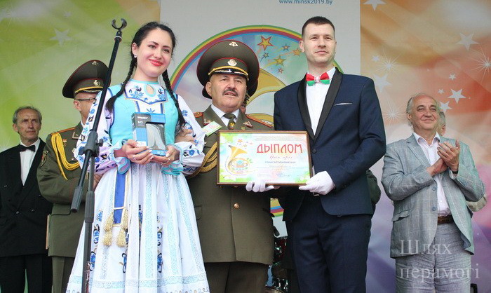 В Вилейке состоялась церемония награждения победителей фестиваля духовой музыки «Майский вальс»