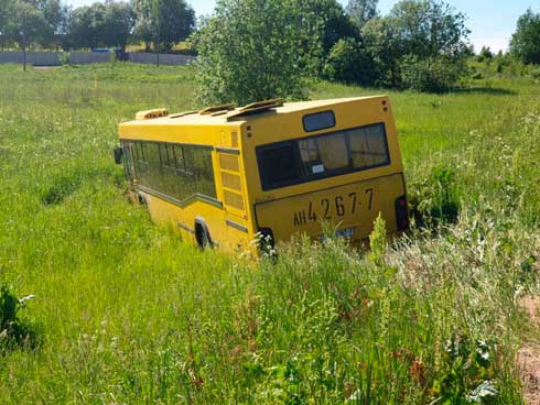 В Минском районе рейсовый автобус съехал в кювет. Есть пострадавшие В Минском районе рейсовый автобус съехал в кювет. Есть пострадавшие