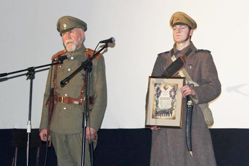 Литературно-музыкальная программа, посвящена дню окончания Первой мировой войны, прошла в Вилейке