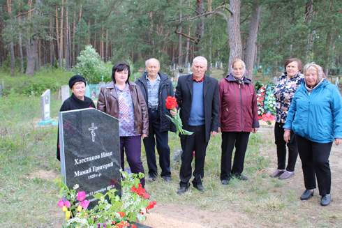 В Баранцах восстановлен памятник местным жителям, сожженным фашистами в сентябре 1943 года