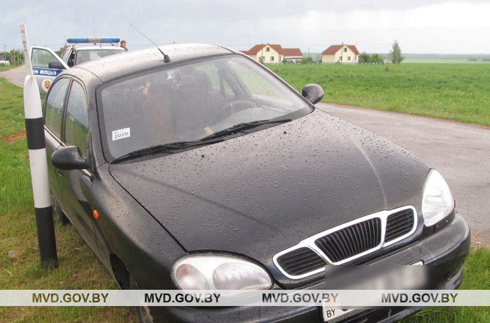 В Мядельском районе очевидцы задержали угонщика