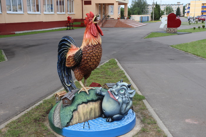 ФОТОФАКТ. В Вилейке появилась новая скульптура