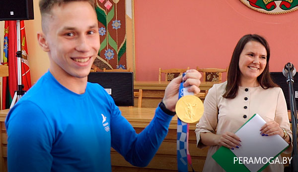 Олимпийский чемпион Иван Литвинович приехал в Вилейку (ФОТО, ВИДЕО)