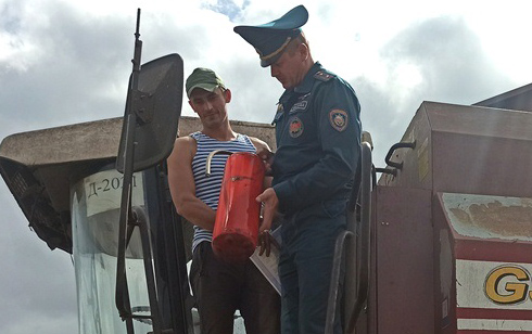 Ураджай і месца адпачынку на кантролі ў ратавальнікаў