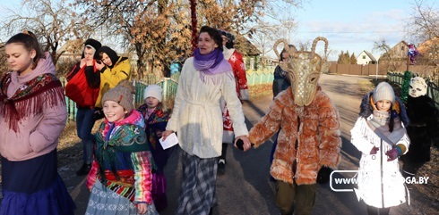 У Куранцы прайшлі Калядкі