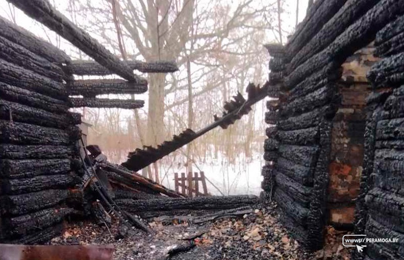 На пожаре в Вилейском районе погиб мужчина