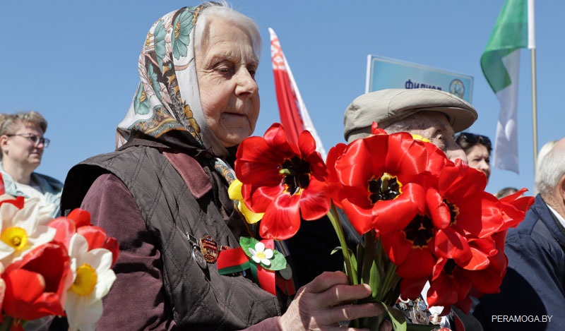 Вилейчане отметили один из самых важных праздников – День Победы