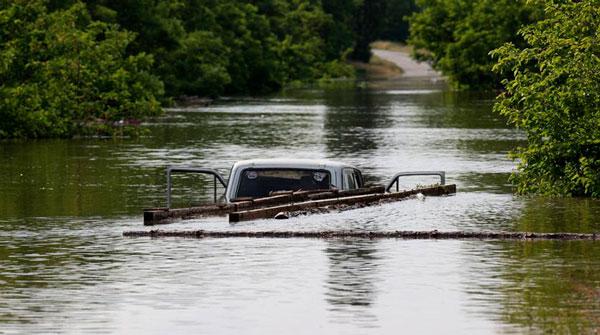 Село Корсунка полностью ушло под воду после разрушения Каховской ГЭС