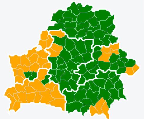 В Беларуси ограничения на посещение лесов введены в 42 районах