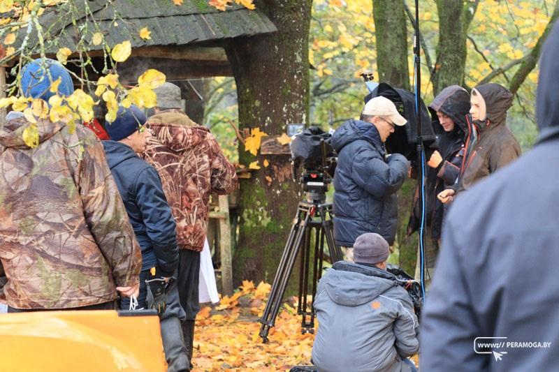 В Вилейском районе снимали военный фильм. Побывали на съёмочной площадке