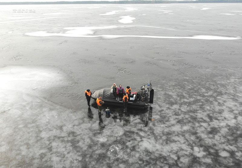 Завершение «зимнего патруля» на Вилейском водохранилище