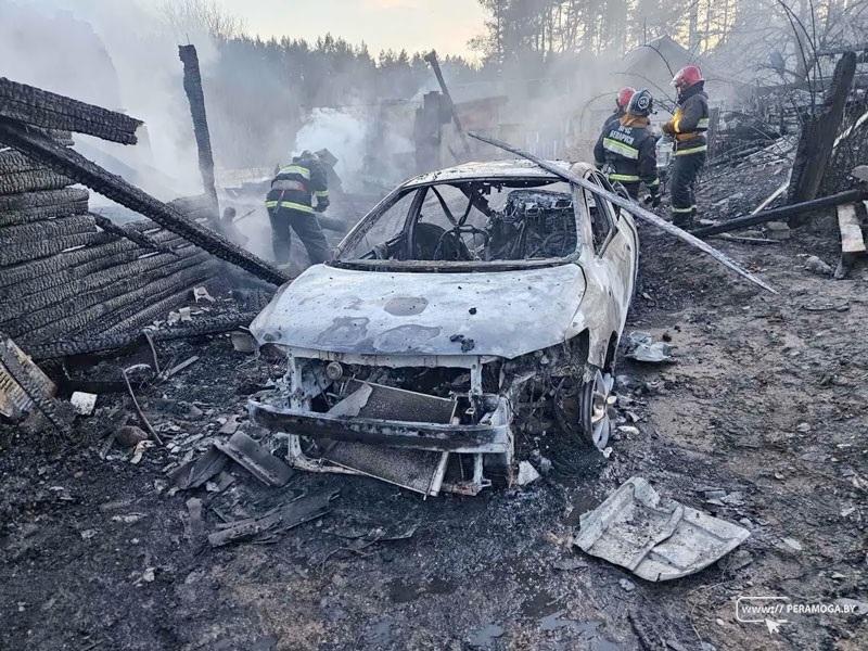 В Вилейском районе произошла трагедия: во время пожара пострадала пенсионерка, погиб её муж