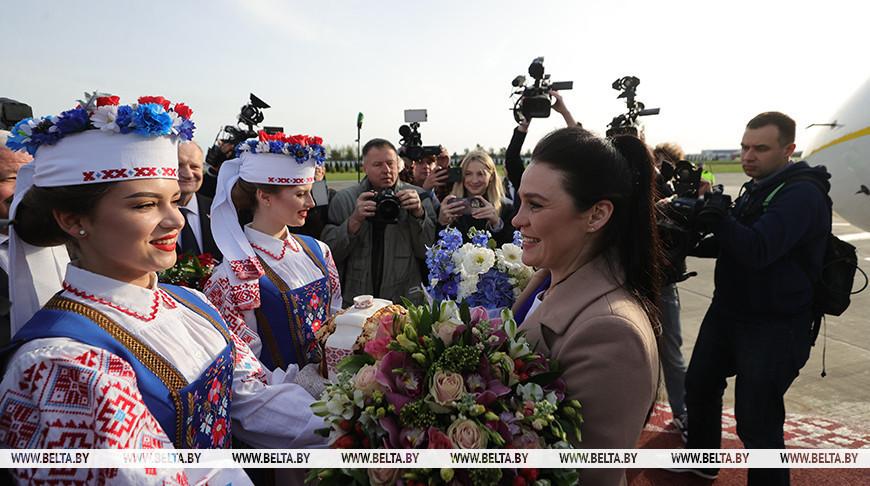 Марина Василевская вернулась домой после полета в космос