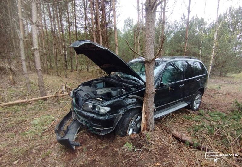 Водитель уснул за рулем. Семья из Латвии попала в ДТП в Вилейском районе