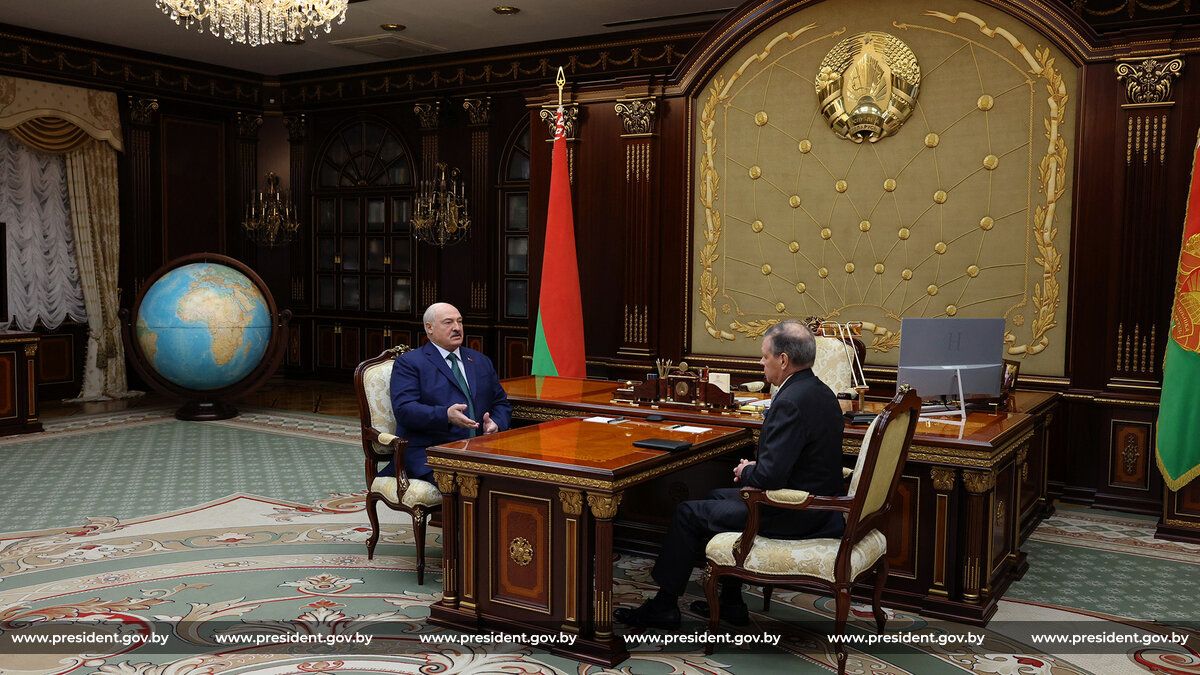 Александр Лукашенко принял с докладом постоянного представителя Беларуси в ООН Валентина Рыбакова