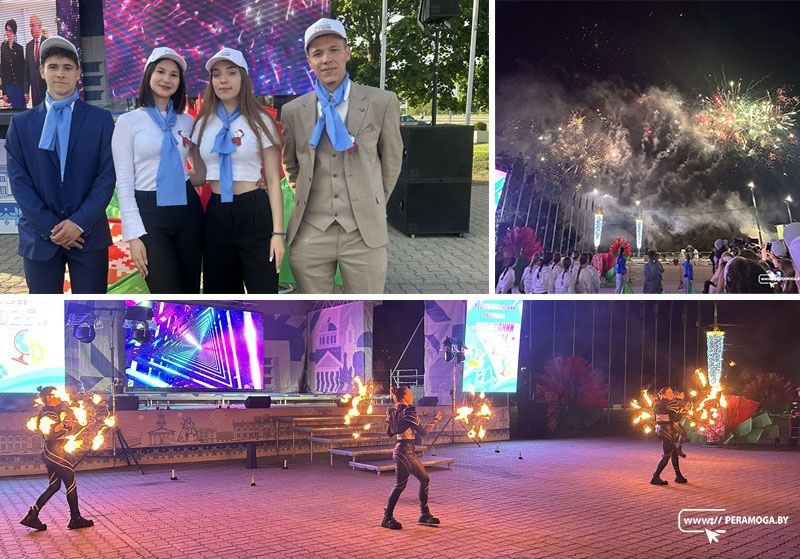 Масштабно и на высоком уровне. Вилейские выпускники приняли участие в республиканском "Последнем звонке"