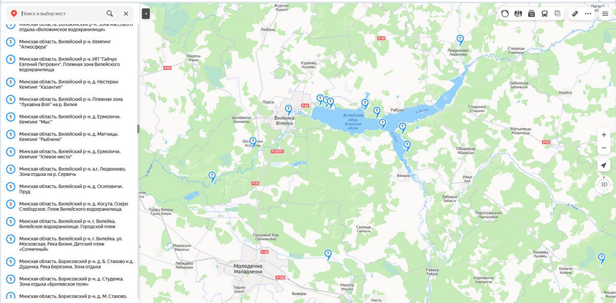 Спасатели подготовили республиканскую карту разрешенных для купания пляжей. В Вилейском районе их более 10