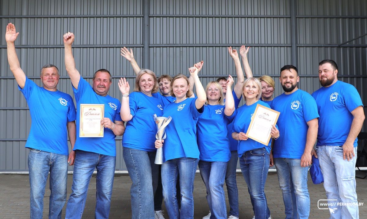 Команда комбикормового завода удостоена звания лучшей санитарной дружины Вилейского района