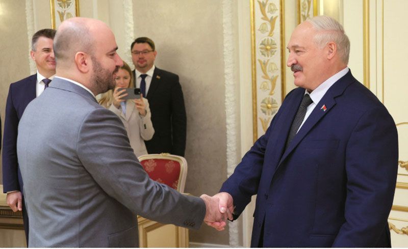 Александр Лукашенко встретился с губернатором Самарской области Российской Федерации