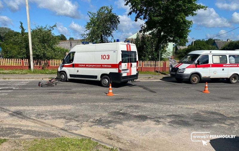 ДТП в Вилейском районе: травмирована женщина-велосипедист