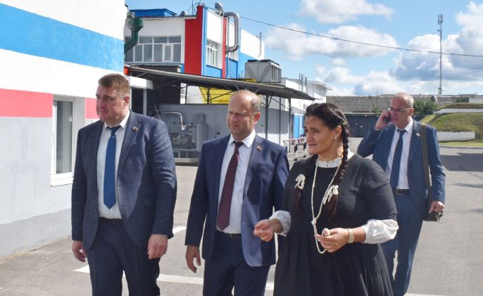 Министр экономики Юрий Чеботарь посетил Вилейский район