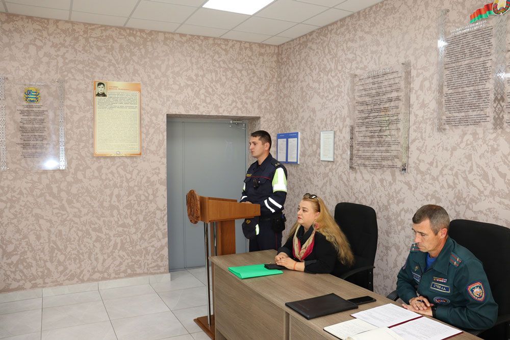 В Вилейском РОЧС прошел Единый день информирования