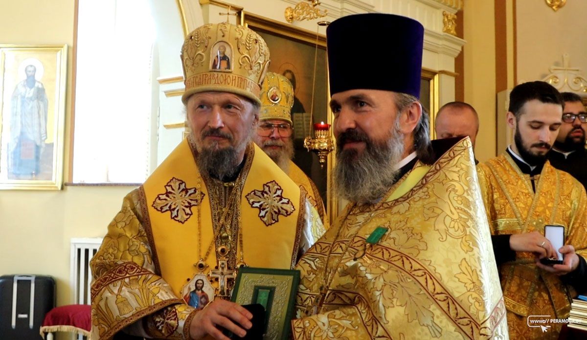 Патриарший Экзарх принял участие в торжестве в честь 160-летия Вилейского храма преподобной Марии Египетской