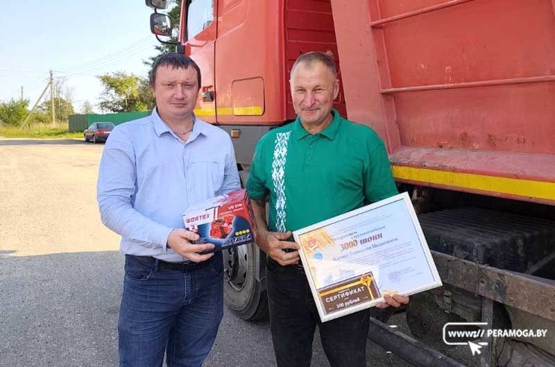 У Генадзя Калягі – тры тысячы тон