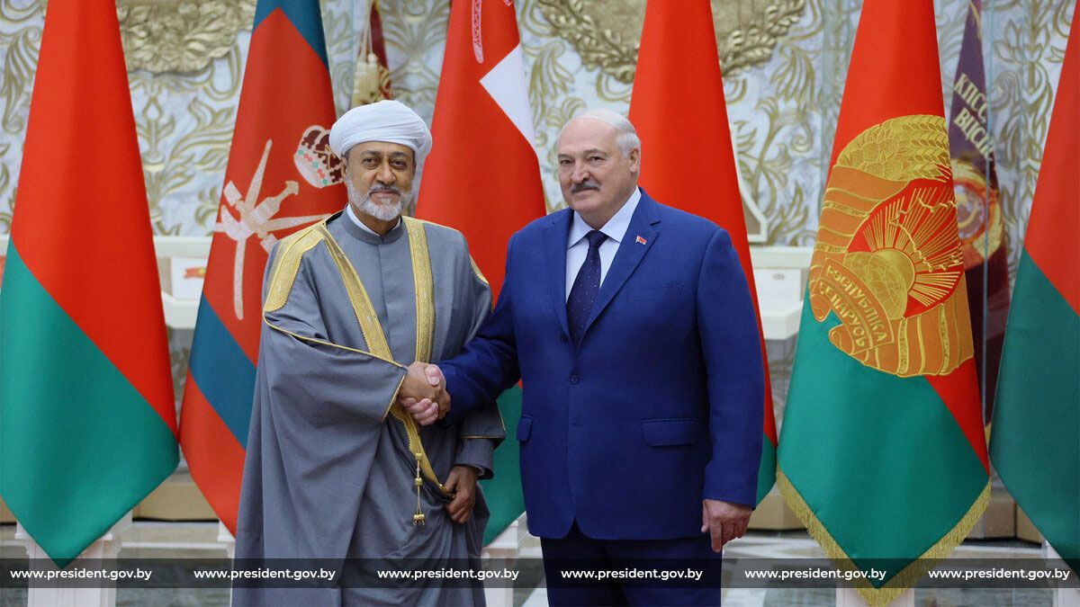 Александр Лукашенко провел переговоры с Султаном Омана Хайсамом бен Тареком Аль Саидом 