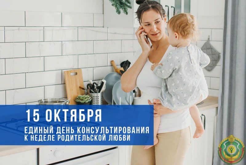 Консультирование по вопросам господдержки семей с детьми в Вилейке пройдет 15 октября