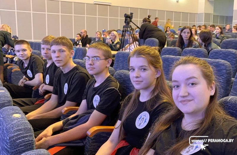 Вилейчане приняли участие в областном этапе конкурса среди клубов юных спасателей-пожарных