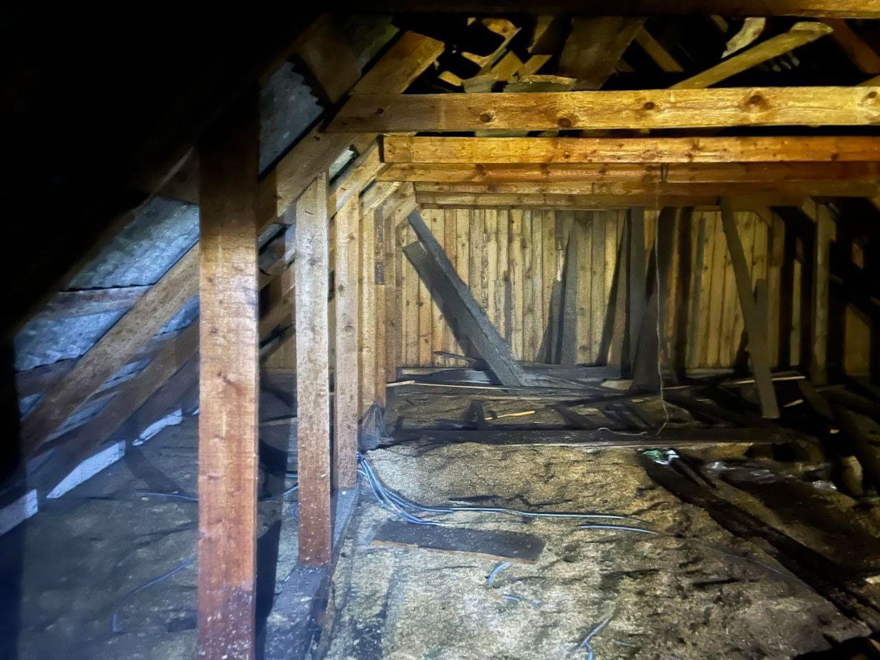 Поздно вечером в Вилейке горел жилой дом