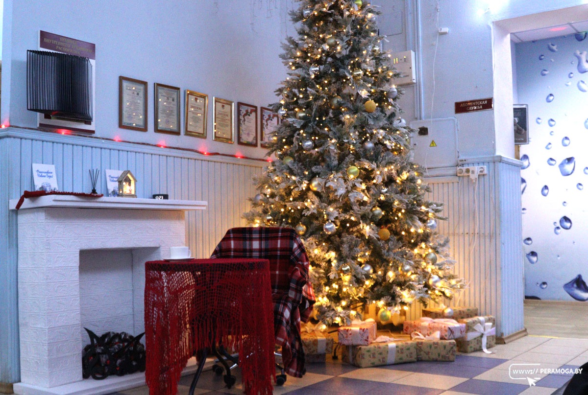 Коллектив Вилейского водоканала создаёт новогоднюю сказку своими руками