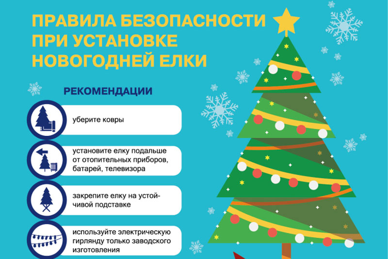 Как украсить дом к новогодним праздникам безопасно? Рассказали спасатели Вилейщины