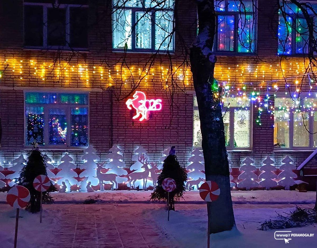 Смотрите, как жители агрогородка Любань готовятся к новогодним праздникам