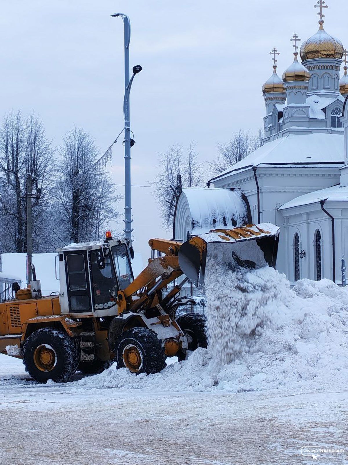 За 3 дня в Минской области вывезли более 54 тысяч кубометров снега