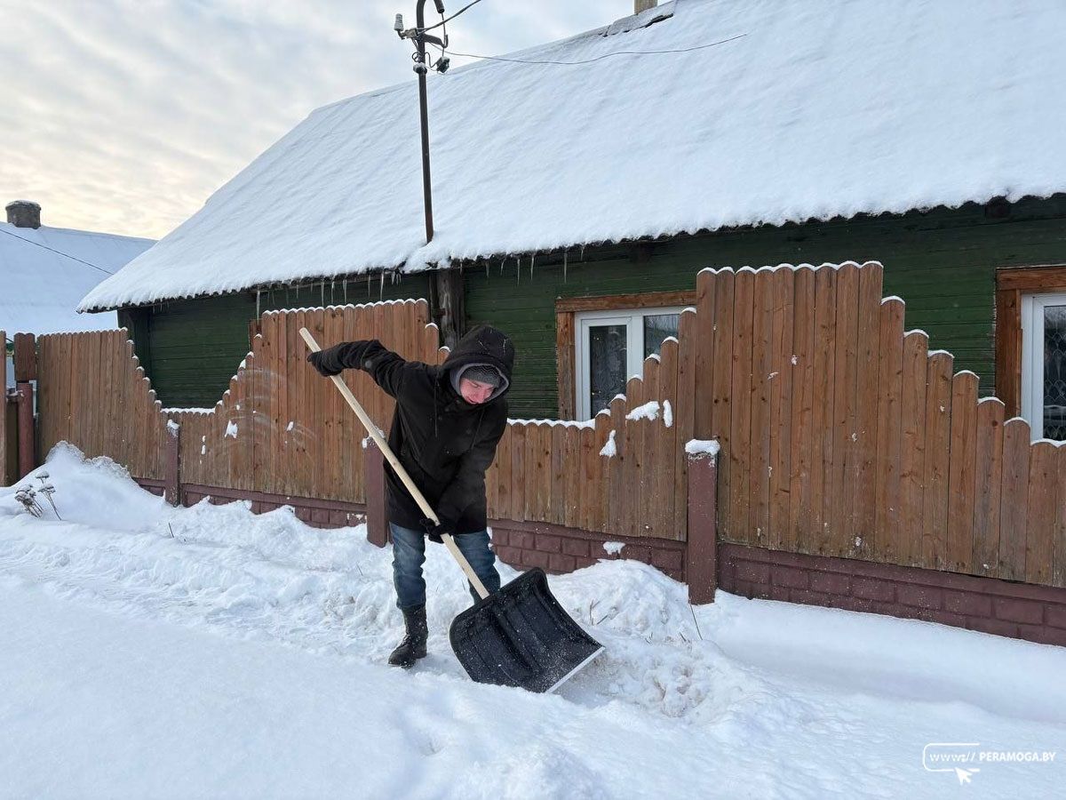 Фоторепортаж: вилейчане – вместе против циклона