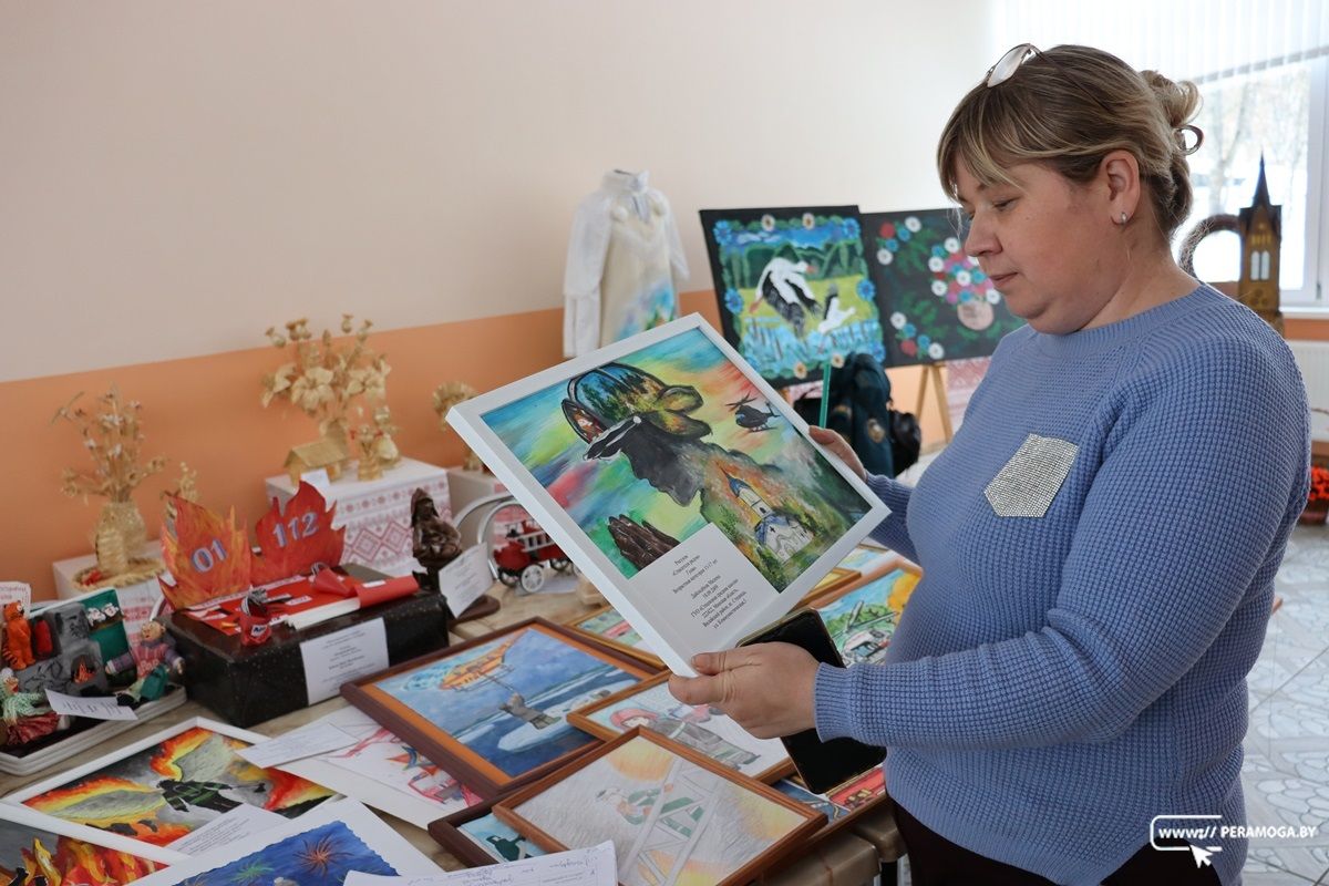 Юные таланты из Вилейки представили свое видение безопасности на конкурсе «Спасатели глазами детей»