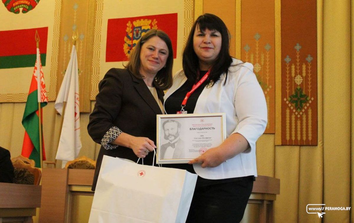 "Дети против рака" и новые достижения: чем запомнился год Вилейской районной организации Красного Креста и её председателю Светлане Лях