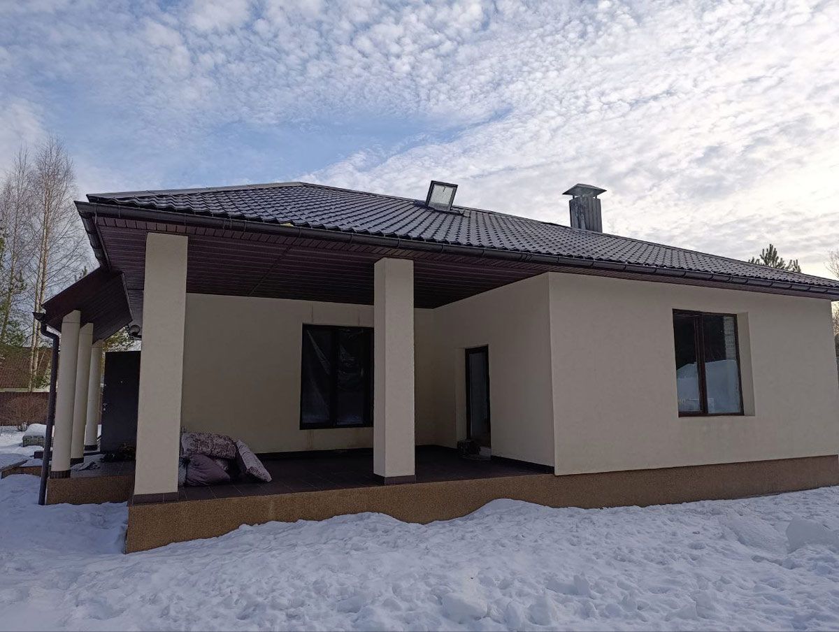 В Вилейском районе горела дача с мансардой