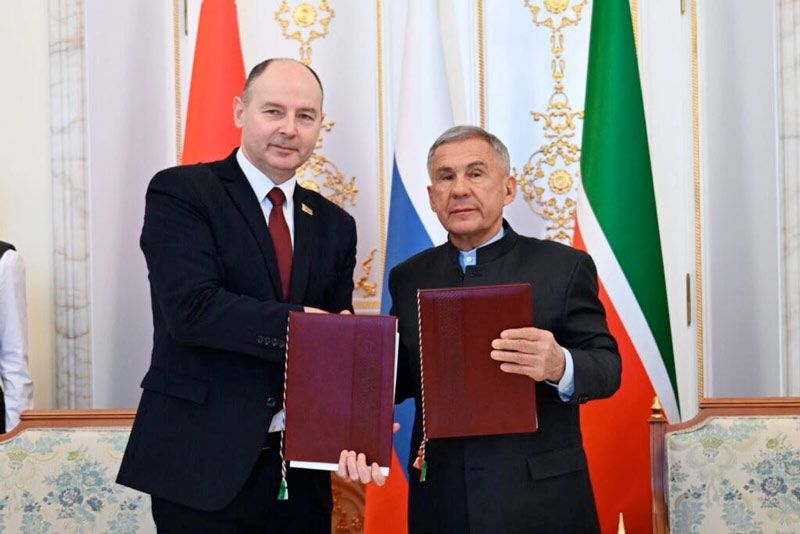 Минская область и Татарстан подписали двухлетний план мероприятий по сотрудничеству