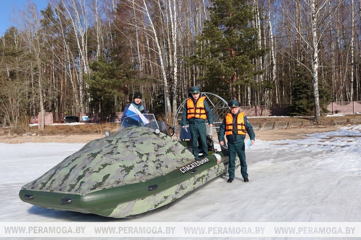 Рейд на Вилейском водохранилище. Поговорили с рыбаками о мерах безопасности на льду
