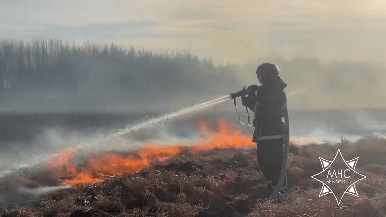 Одна искра — большая беда: спасатели Вилейщины предупреждают об опасности весенних палов