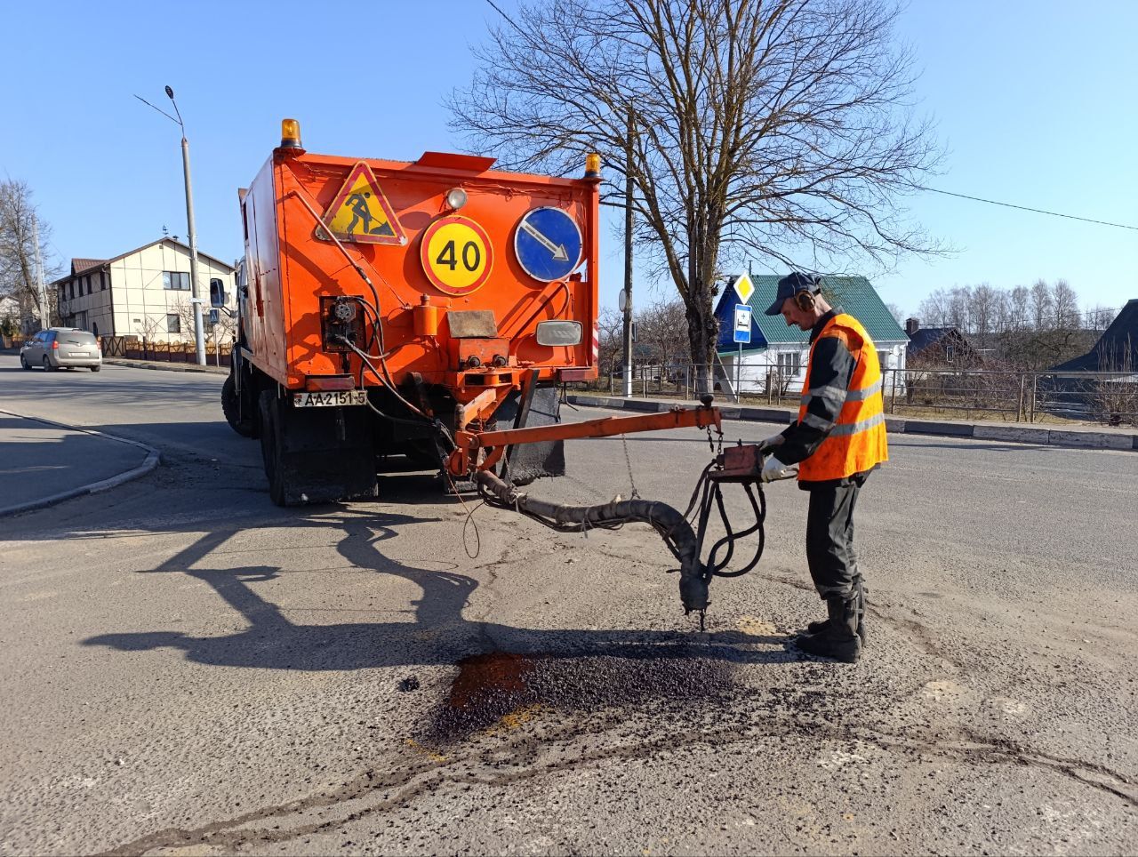 "Тайфун" на улицах Вилейки и другие весенние хлопоты