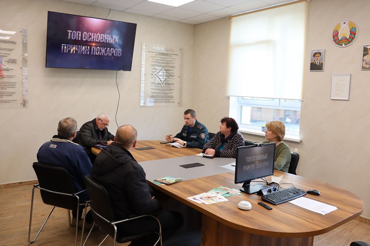 В центре внимания — садовые товарищества: в Вилейском РОЧС провели рабочее совещание