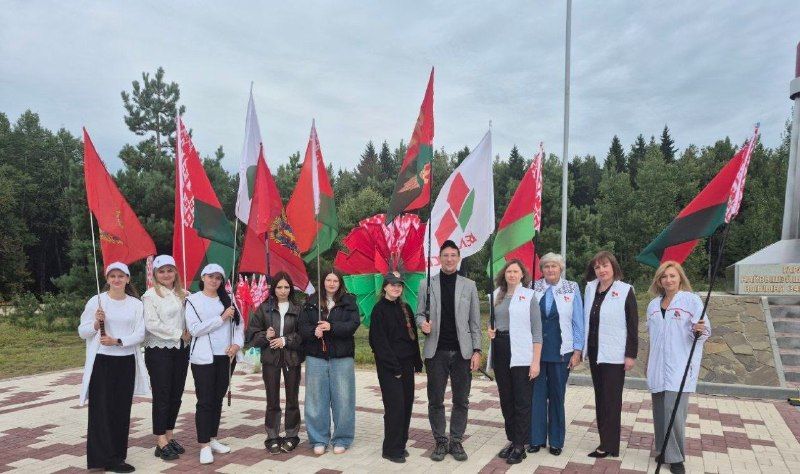 Дорогой единства: вилейчане стали частью торжественного мероприятия у горы Дзержинской